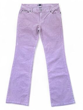 Y2K Corduroy Bootcut Jeans in Pink - Women